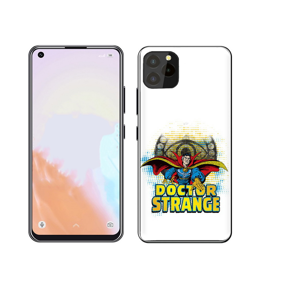 

Чехол MyPads Tocco для Oukitel C21 Pro доктор стренж рисунок, Прозрачный, Tocco