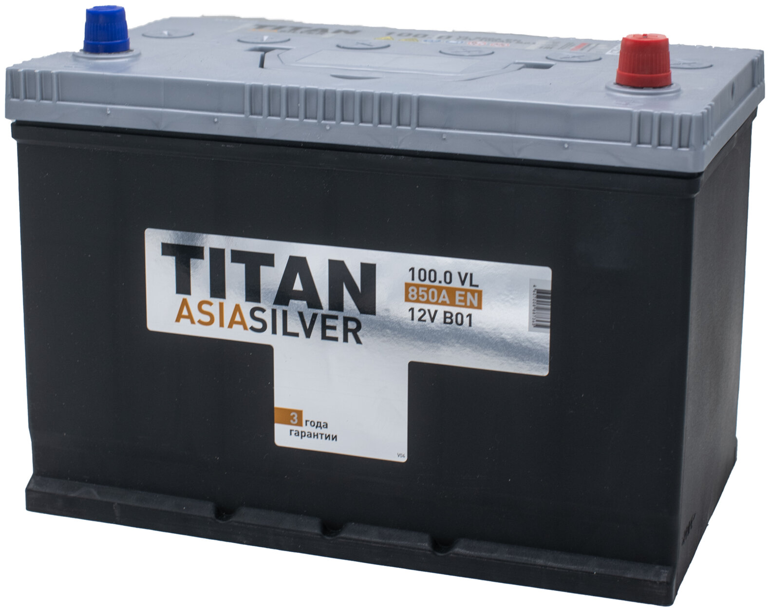 

Аккумулятор TITAN ASIA SILVER 100 Ач 850 А обратная полярность, ASIA SILVER