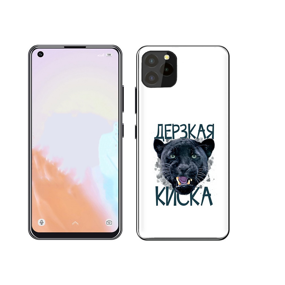 

Чехол MyPads Tocco для Oukitel C21 Pro дерзкая киска, Прозрачный, Tocco