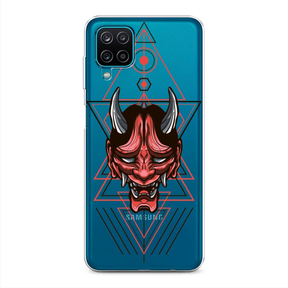 

Чехол для Samsung Galaxy A12/M12 "Hanya Oni mask", Серый;красный;черный, 2101650-4
