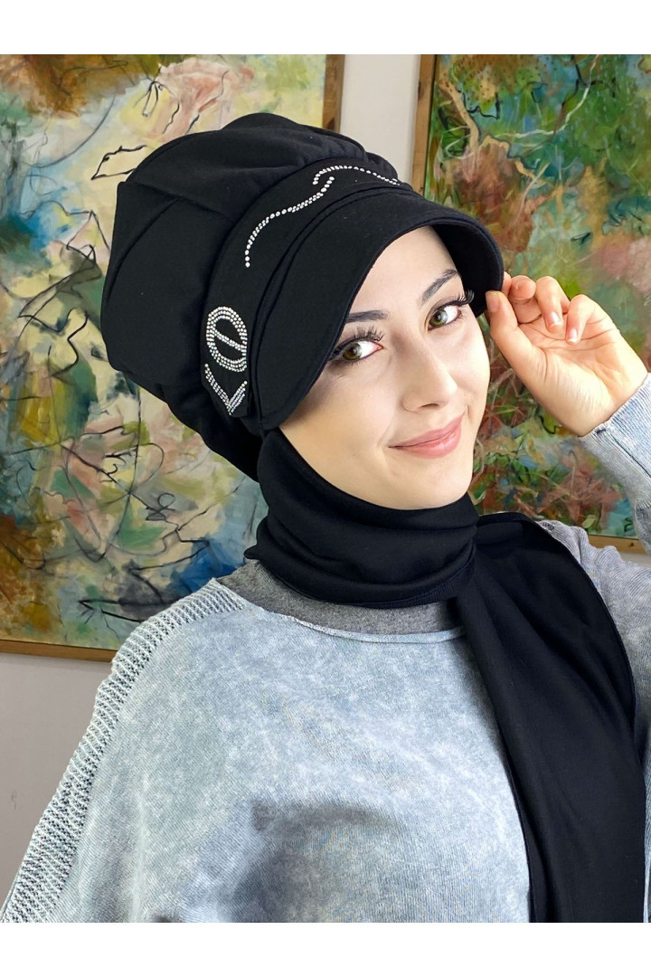 

Тюрбан женский Butik Ambar 42SBTTHZSL42 черный, 42SBTTHZSL42