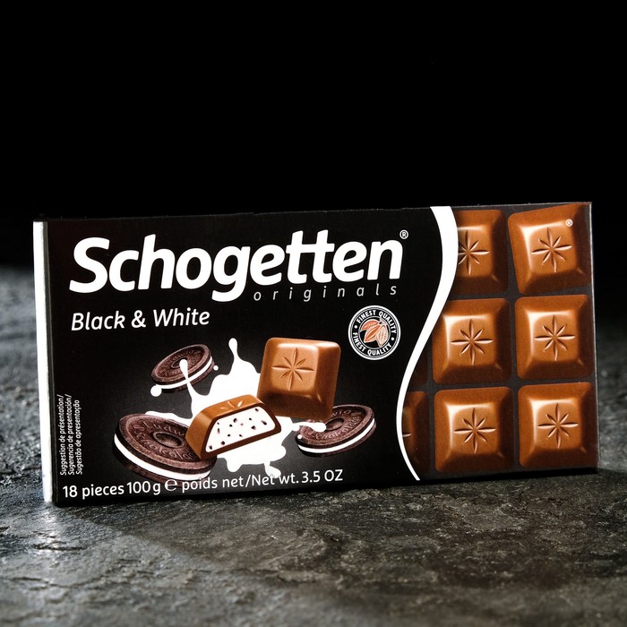 Шоколад Schogetten Black&White, 100 г