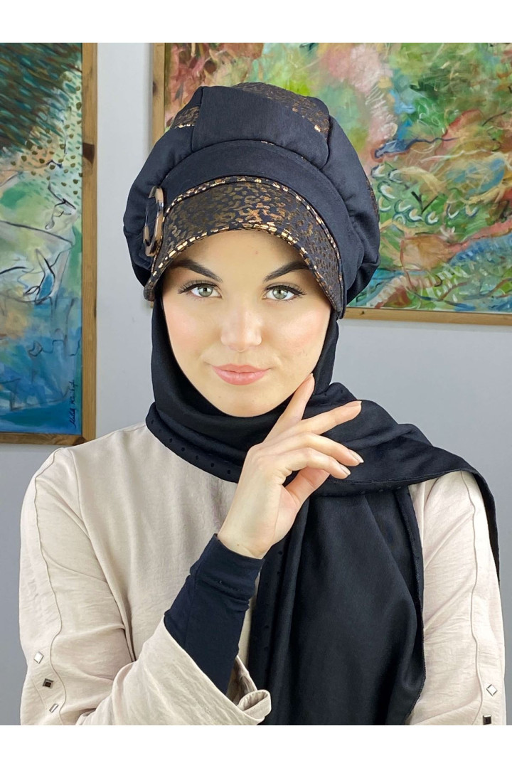 

Тюрбан женский Butik Ambar 37-BST-060322 черный, 35-BST-060322