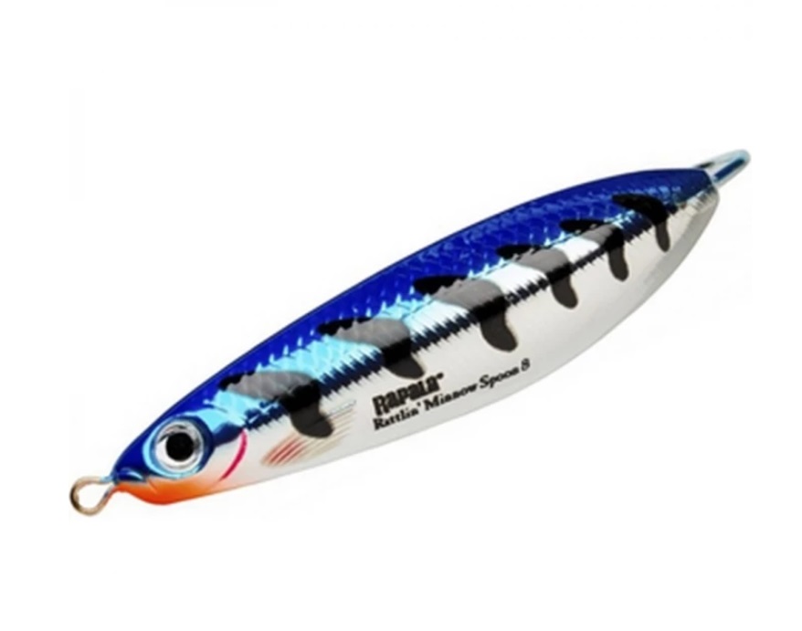 

Незацепляйка RAPALA Rattlin' Minnow Spoon 08 /MBT, Синий