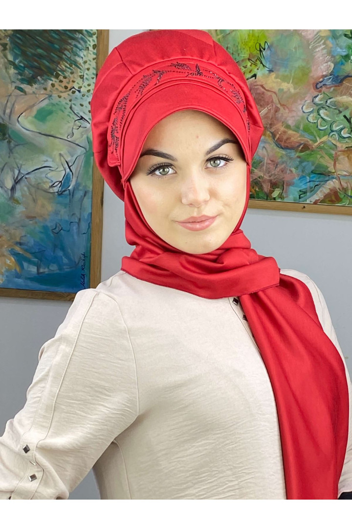 

Тюрбан женский Butik Ambar 20-BST-060322, красный (доставка из-за рубежа), 02-BST-060322