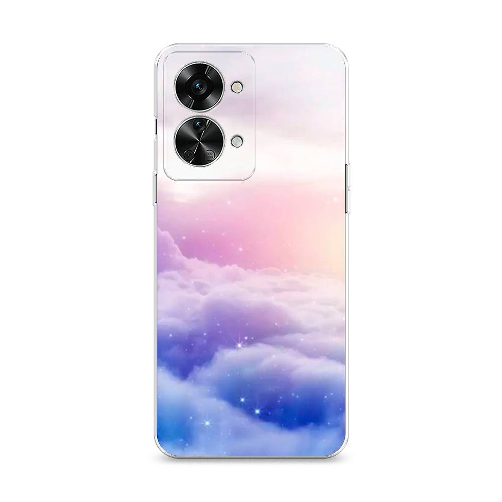 

Чехол на OnePlus Nord 2T "Небеса", Голубой;белый;розовый, 153250-2