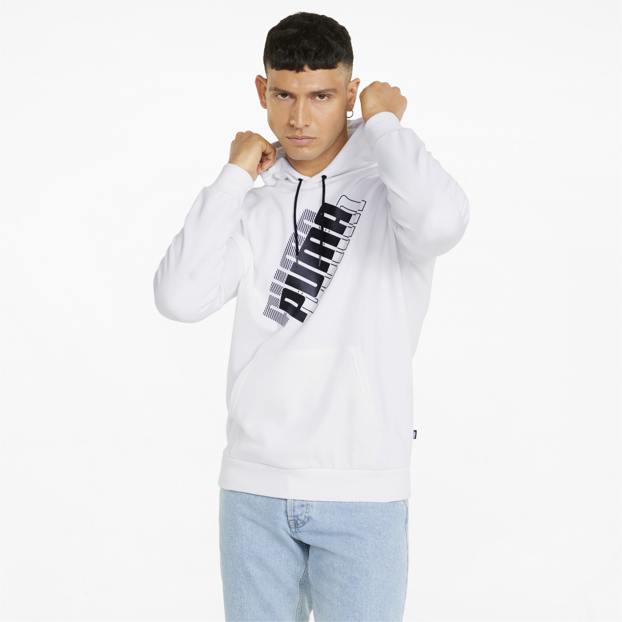 

Толстовка мужская PUMA 84737802 белая 2XL, 84737802
