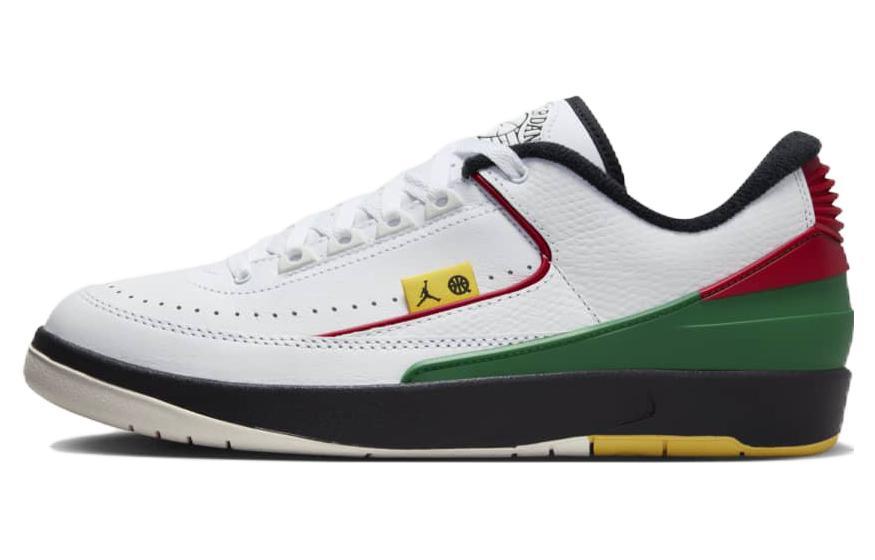 

Кеды унисекс Jordan Air Jordan 2 Low QUAI 54 белые 42.5 EU, Белый, Air Jordan 2 Low QUAI 54