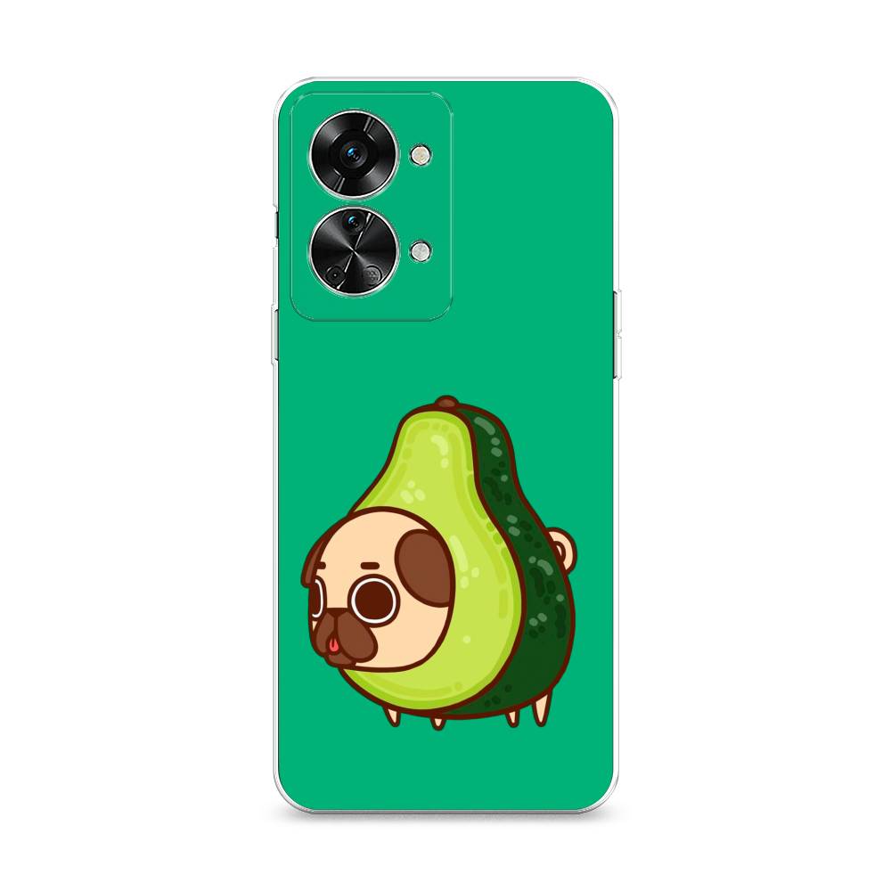 

Чехол на OnePlus Nord 2T "Мопс авокадик", Зеленый, 153250-1