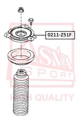 

Опора Амортизатора | Перед Прав/Лев | Asva 0211z51f