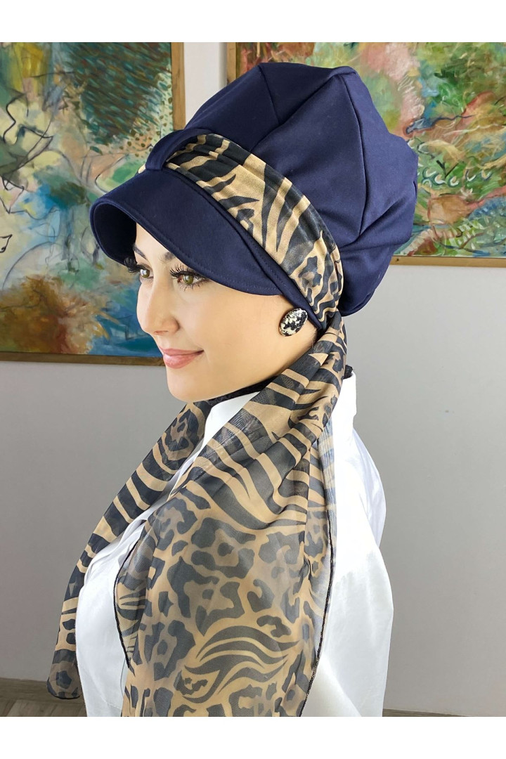 

Тюрбан женский Butik Ambar 77-BST-060322 синий, 74-BST-060322