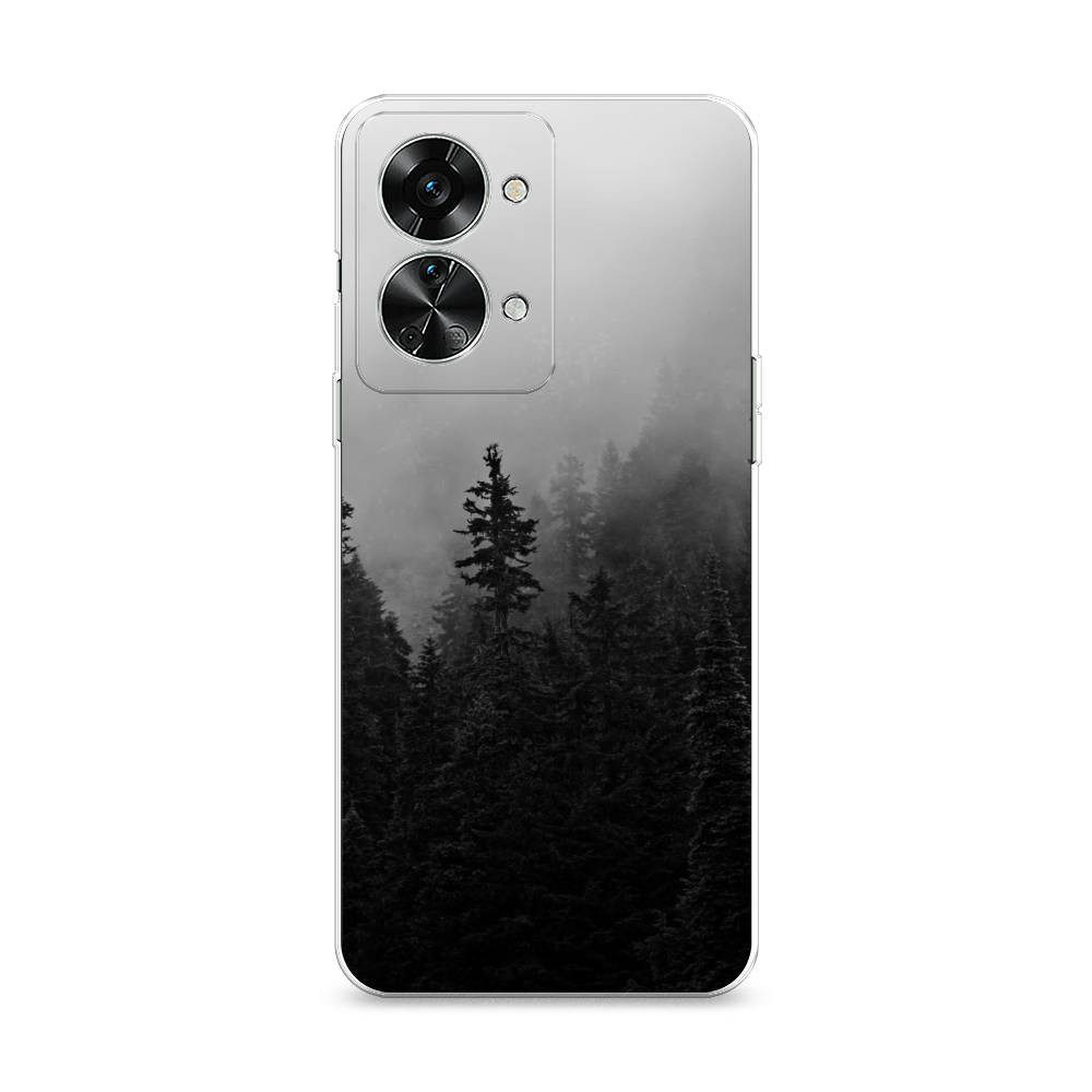 

Чехол на OnePlus Nord 2T "Туманный лес", Серый;черный, 153250-2