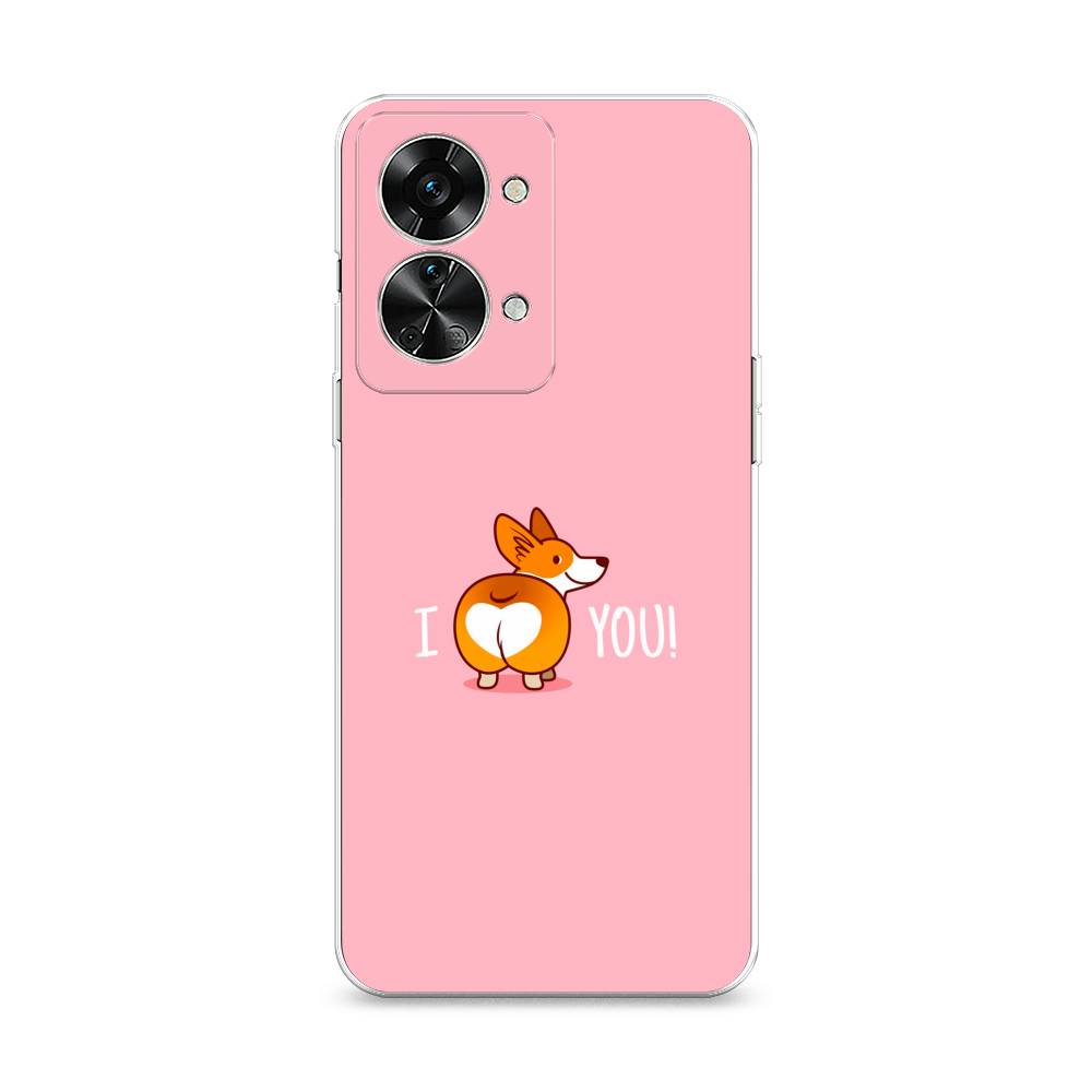 

Чехол на OnePlus Nord 2T "Корги I love you", Розовый;коричневый;белый, 153250-1