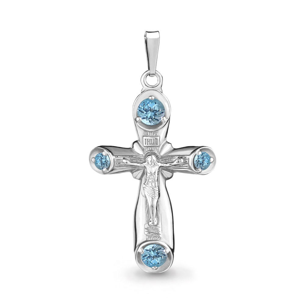 

Кулон из серебра с топазом Aquamarine Aquamarine 2225205_925_р, 2225205_925_р