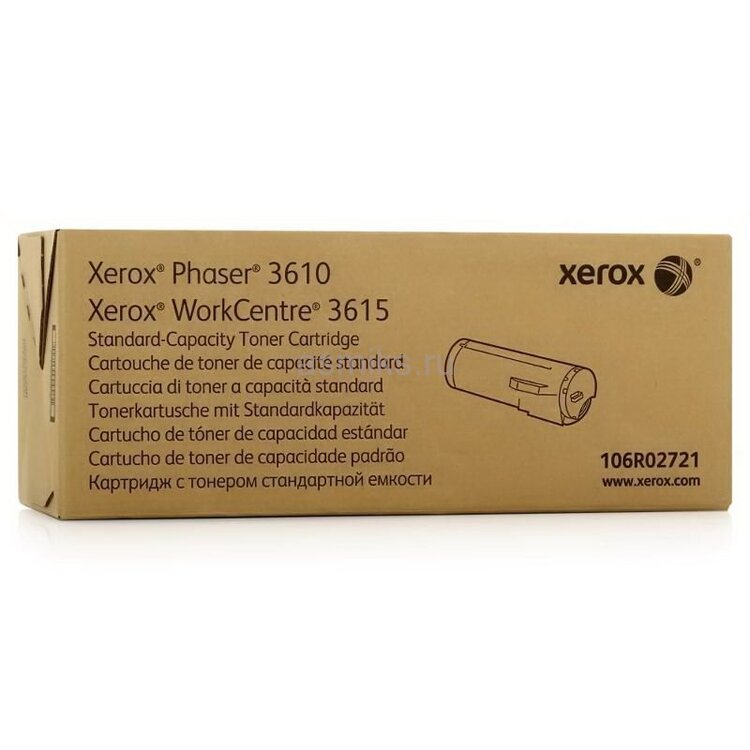 

Тонер Xerox 106R02721, черный оригинальный, 106R02721