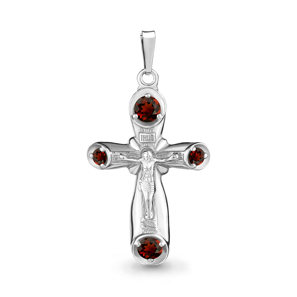 

Кулон из серебра с гранатом Aquamarine Aquamarine 2225203_925_р, 2225203_925_р
