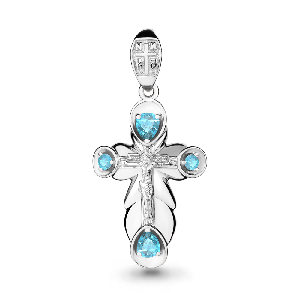 

Кулон из серебра с топазом Aquamarine Aquamarine 2224905_925_р, 2224905_925_р