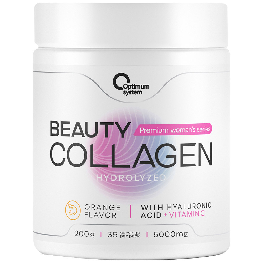 Коллаген Optimum System Collagen Beauty Powder orange порошок 200 г