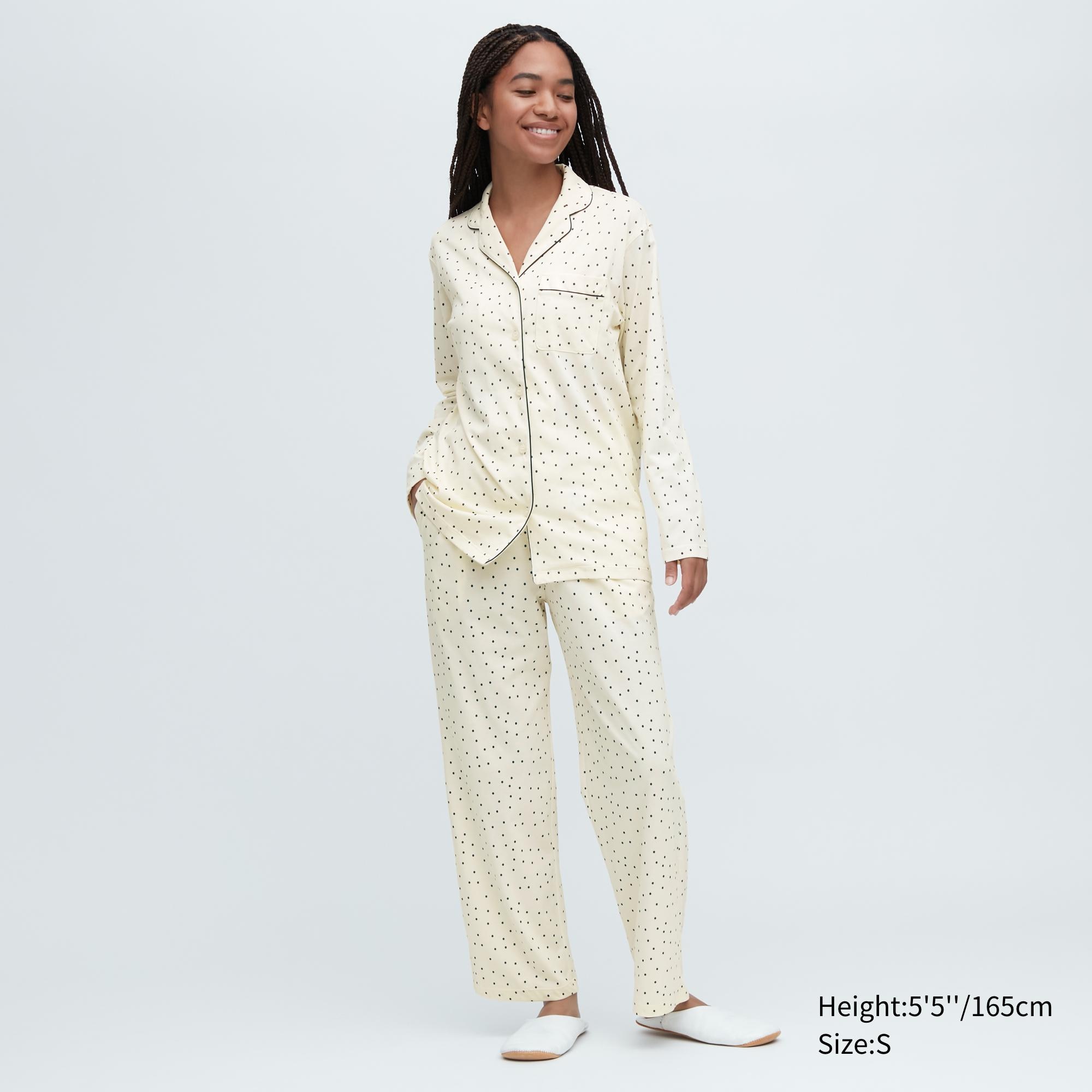 

Пижама женская UNIQLO 457659COL01 белая 2XS (доставка из-за рубежа), 457659COL01