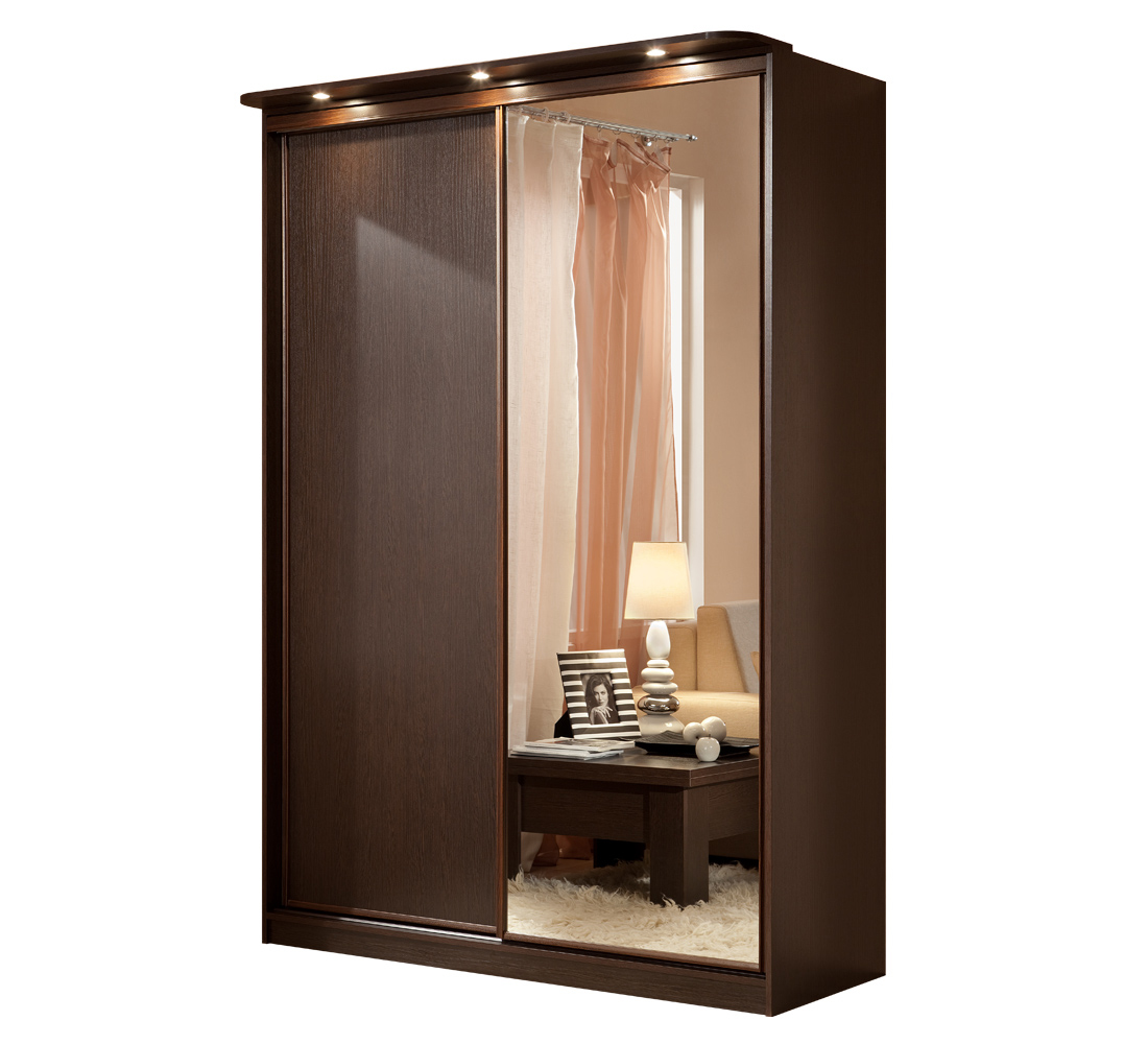 

Шкаф-купе Hoff Home 80333497 160х59,5х229,5, венге