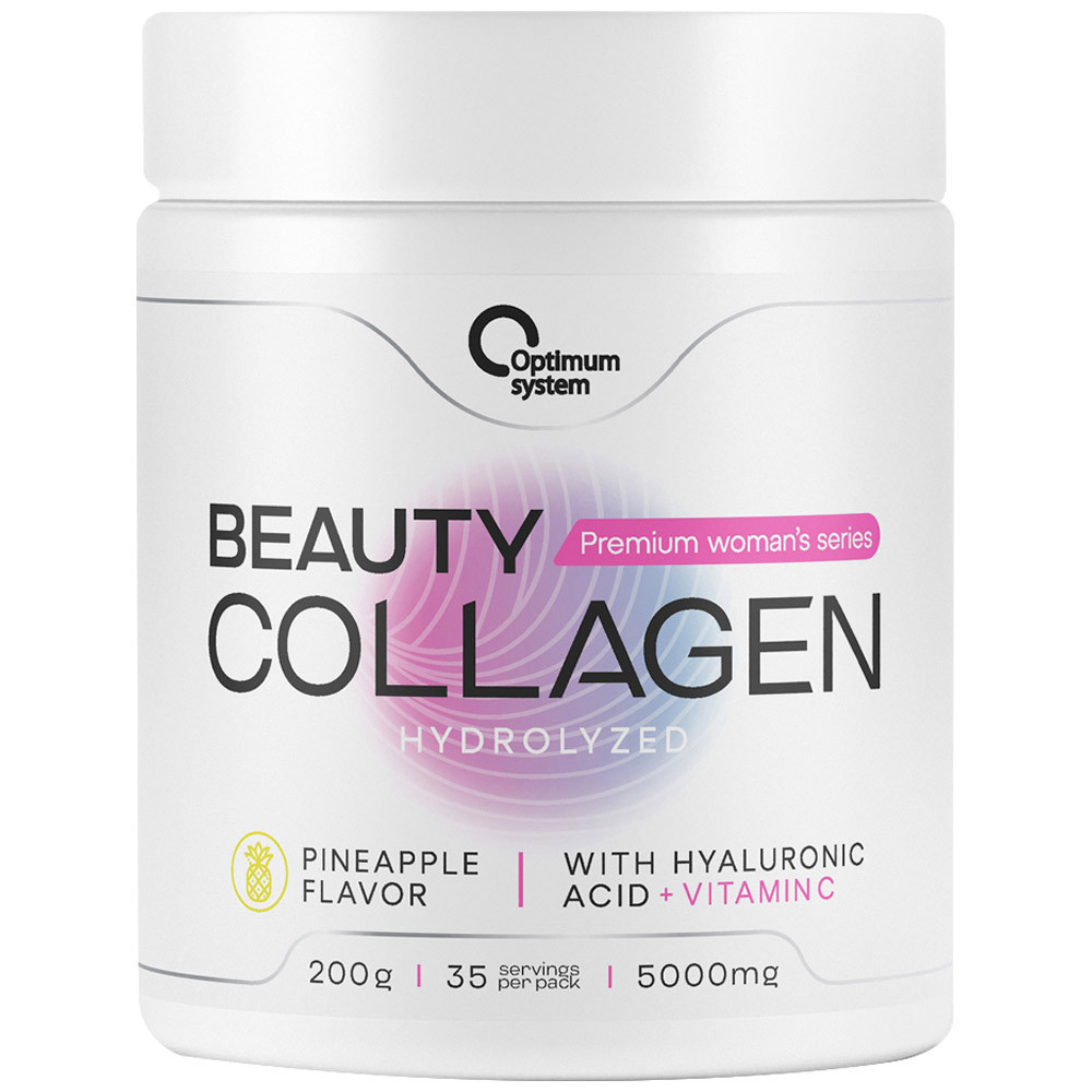 Купить Коллаген Optimum System Collagen Beauty Powder pineapple порошок 200 г