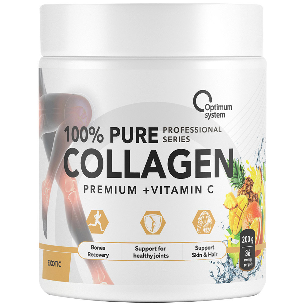 

Коллаген Optimum System 100% Pure Collagen Powder exotic порошок 200 г