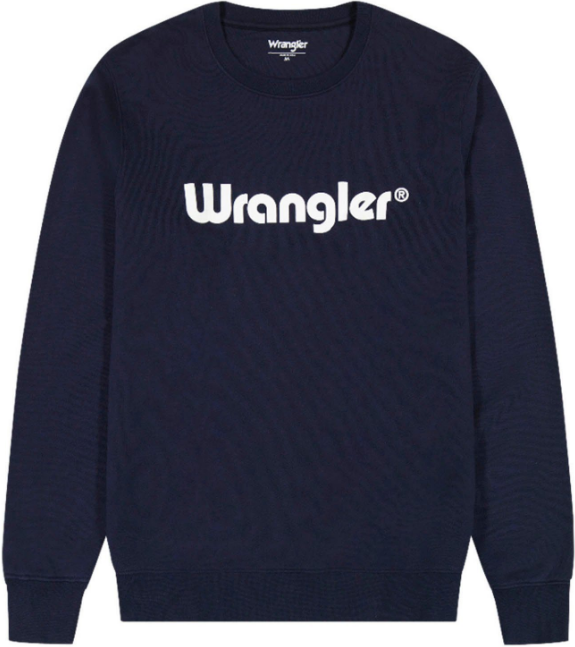 Лонгслив мужской Wrangler 112350539 синий 50 EU