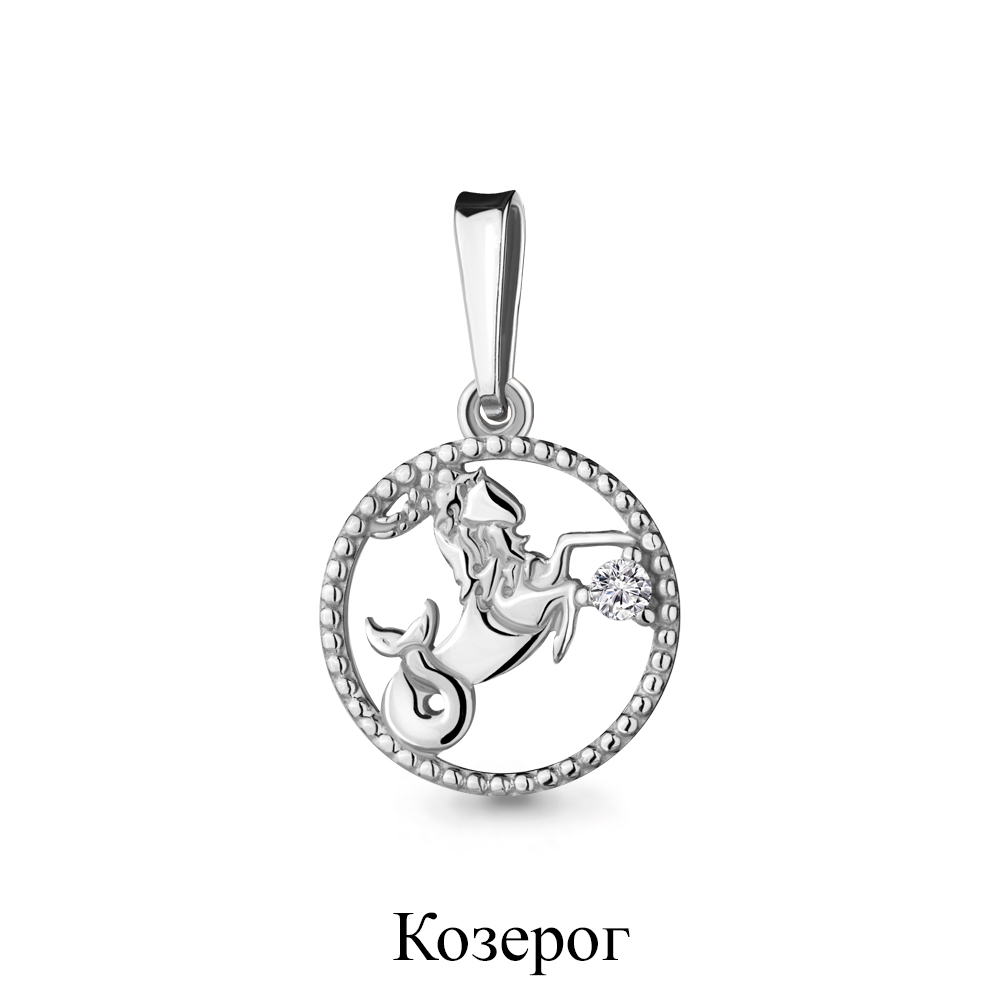 

Кулон из серебра с фианитом Aquamarine Aquamarine 21631А_925_р, 21631А_925_р
