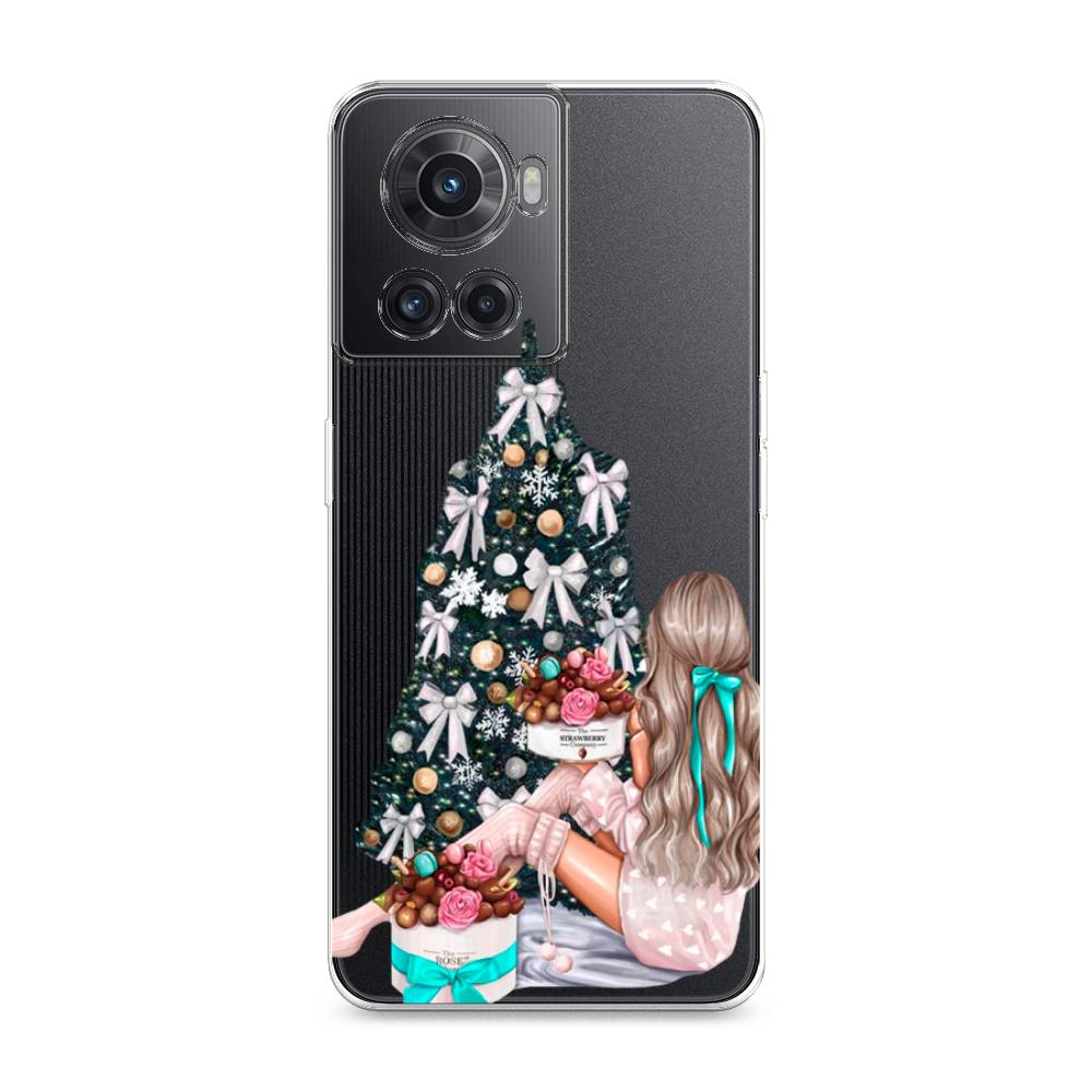 

Чехол на OnePlus 10R/Ace "New Year", Зеленый;бежевый;голубой, 152950-5