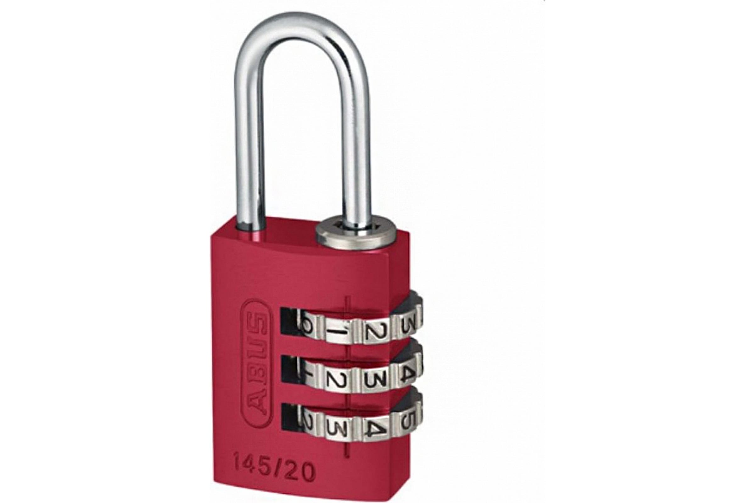 фото Abus навесной замок кодовый 145/20 red (красный) b/sdknfinplczhrus 64925