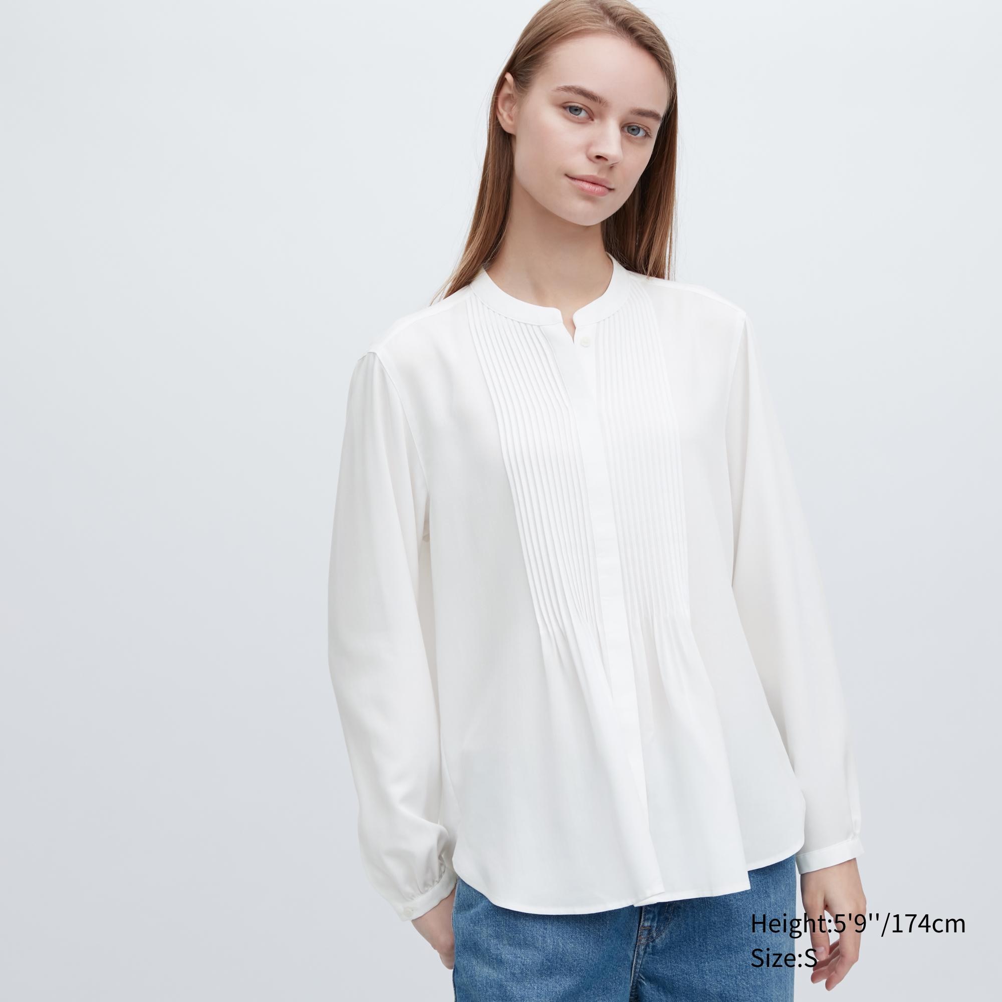 

Блуза женская UNIQLO 451090COL00 белая XS (доставка из-за рубежа), 451090COL00