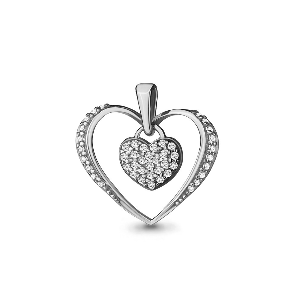 

Кулон из серебра с фианитом Aquamarine Aquamarine 21509А_925_р, 21509А_925_р