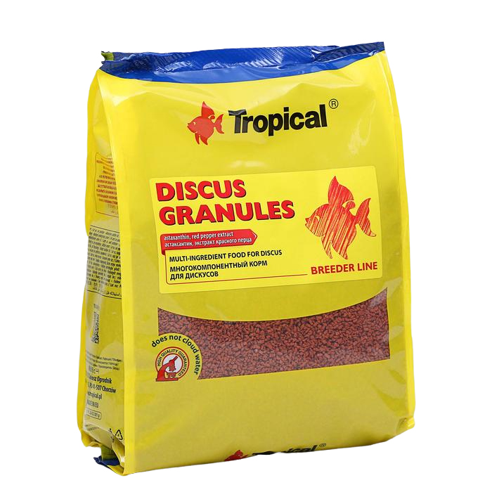 

Корм для дискусов Tropical Dyscis Granulesв виде медленно тонущих гранул, 1 кг