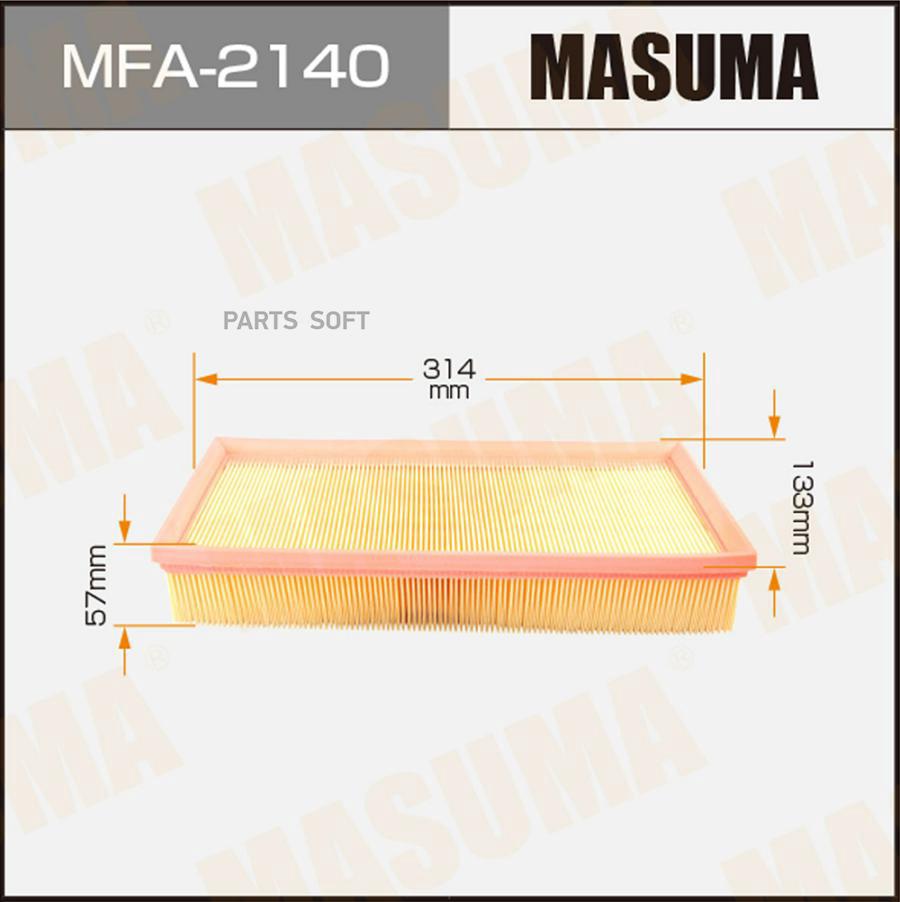 

Фильтр воздушный Nissan Teana 09-13 Masuma MFA2140