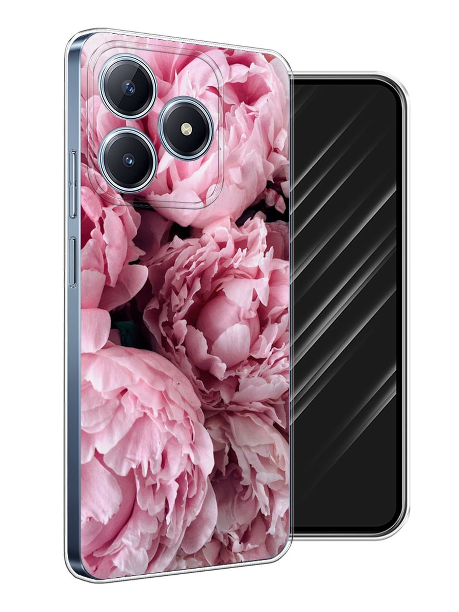

Чехол Awog на Realme C63 "Нежные пионы", Розовый;черный;белый, 2517350-1