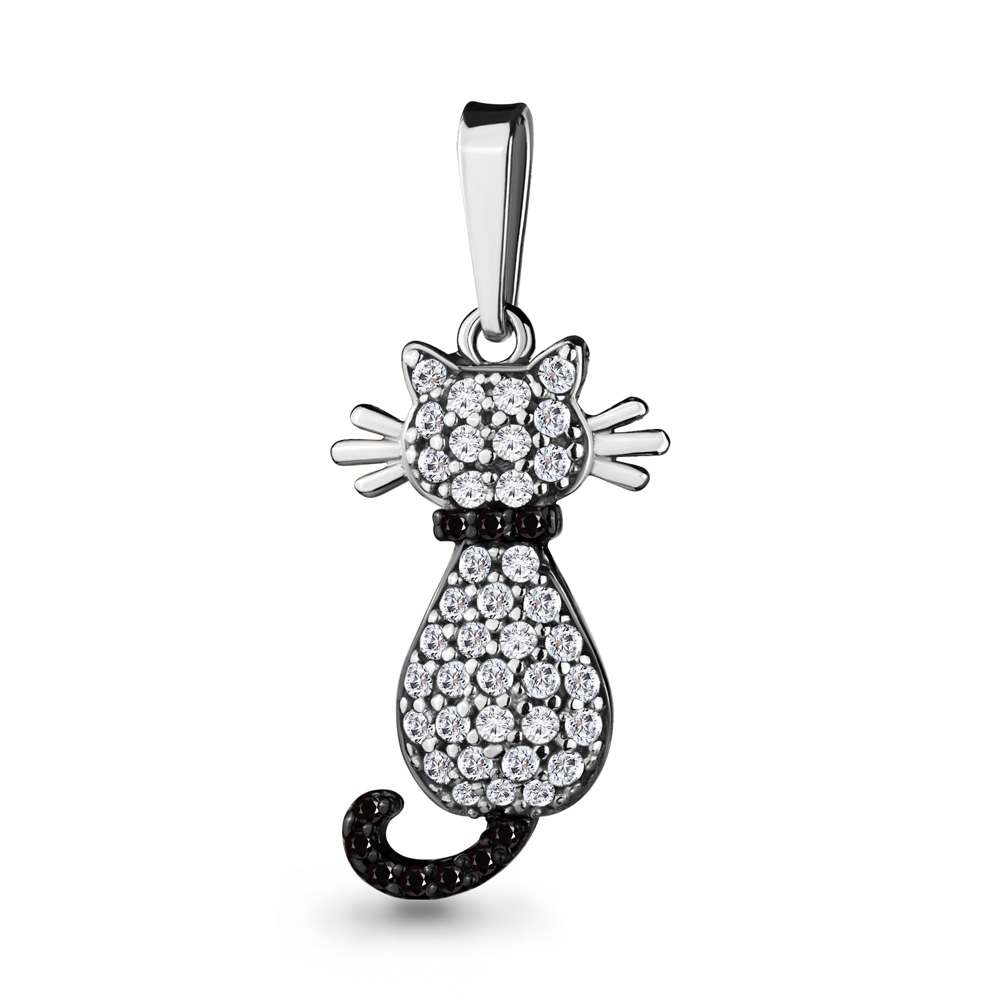 

Кулон из серебра с фианитом Aquamarine Aquamarine 21123Ч_925_р, 21123Ч_925_р