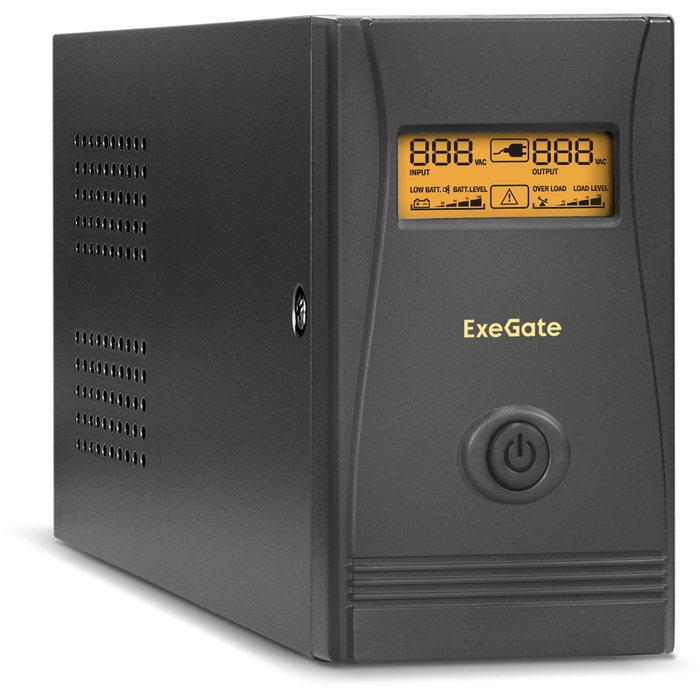 Источник бесперебойного питания ExeGate Power Smart ULB-650 LCD, Schuko (EP285568RUS)