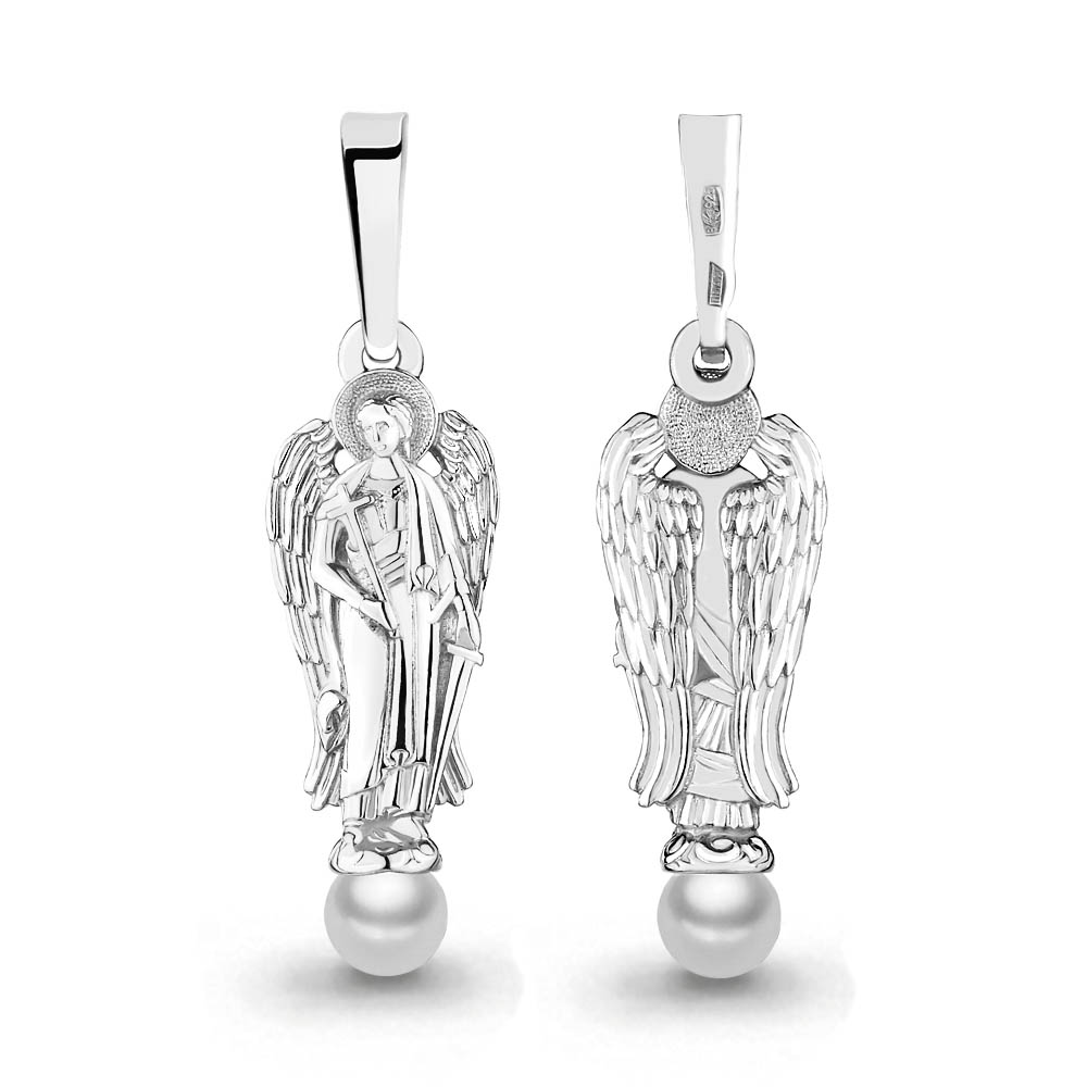 

Кулон из серебра с искусственным жемчугом Aquamarine Aquamarine 20726_925_р, 20726_925_р