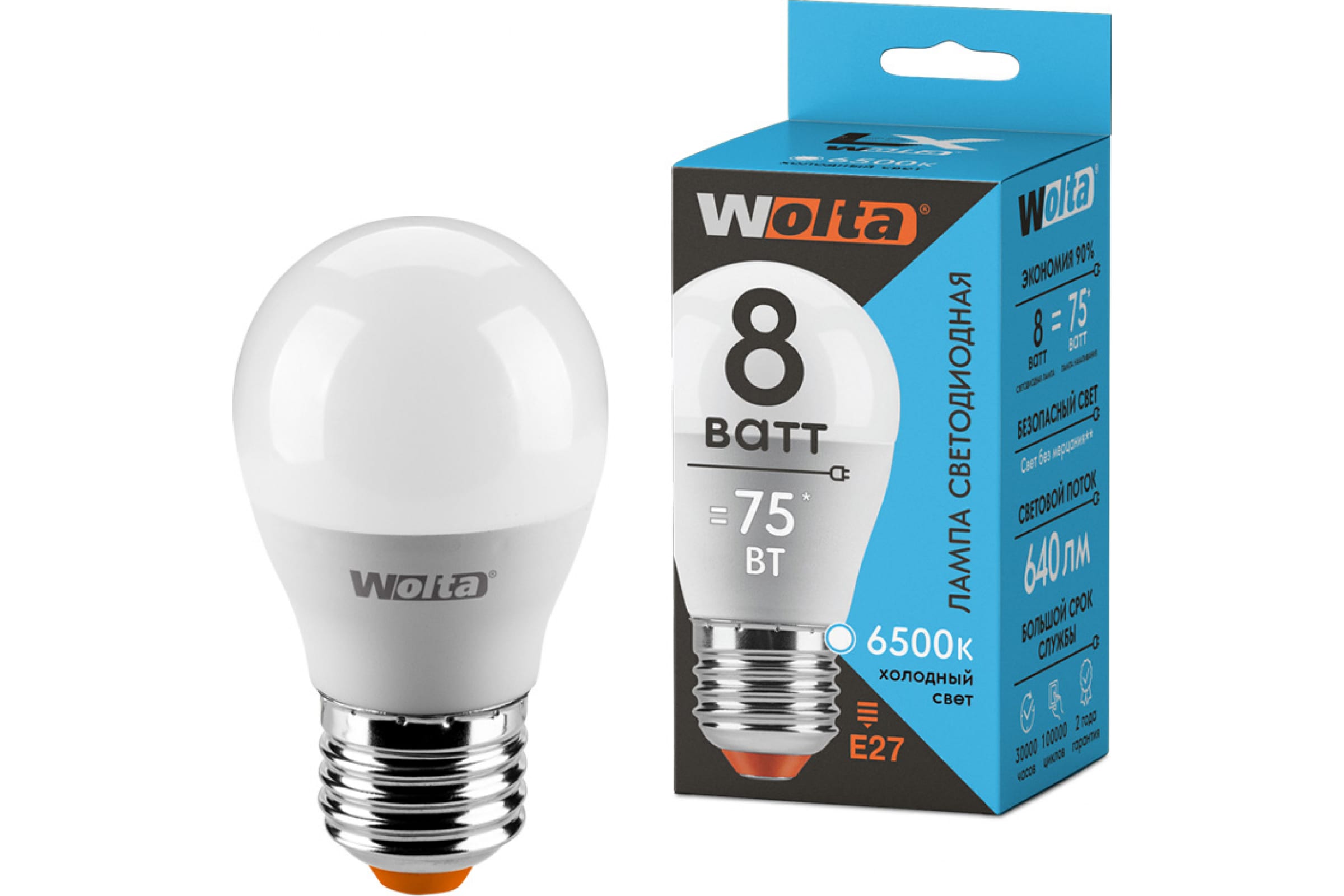 

WOLTA Лампа LED 30W45GL8E27