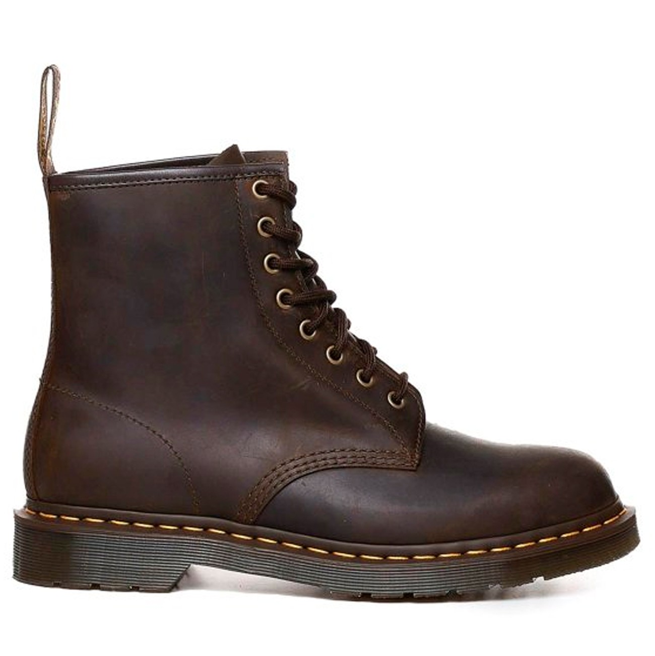 Ботинки унисекс Dr. Martens 1460 Crazy Horse Leather коричневые 46 EU