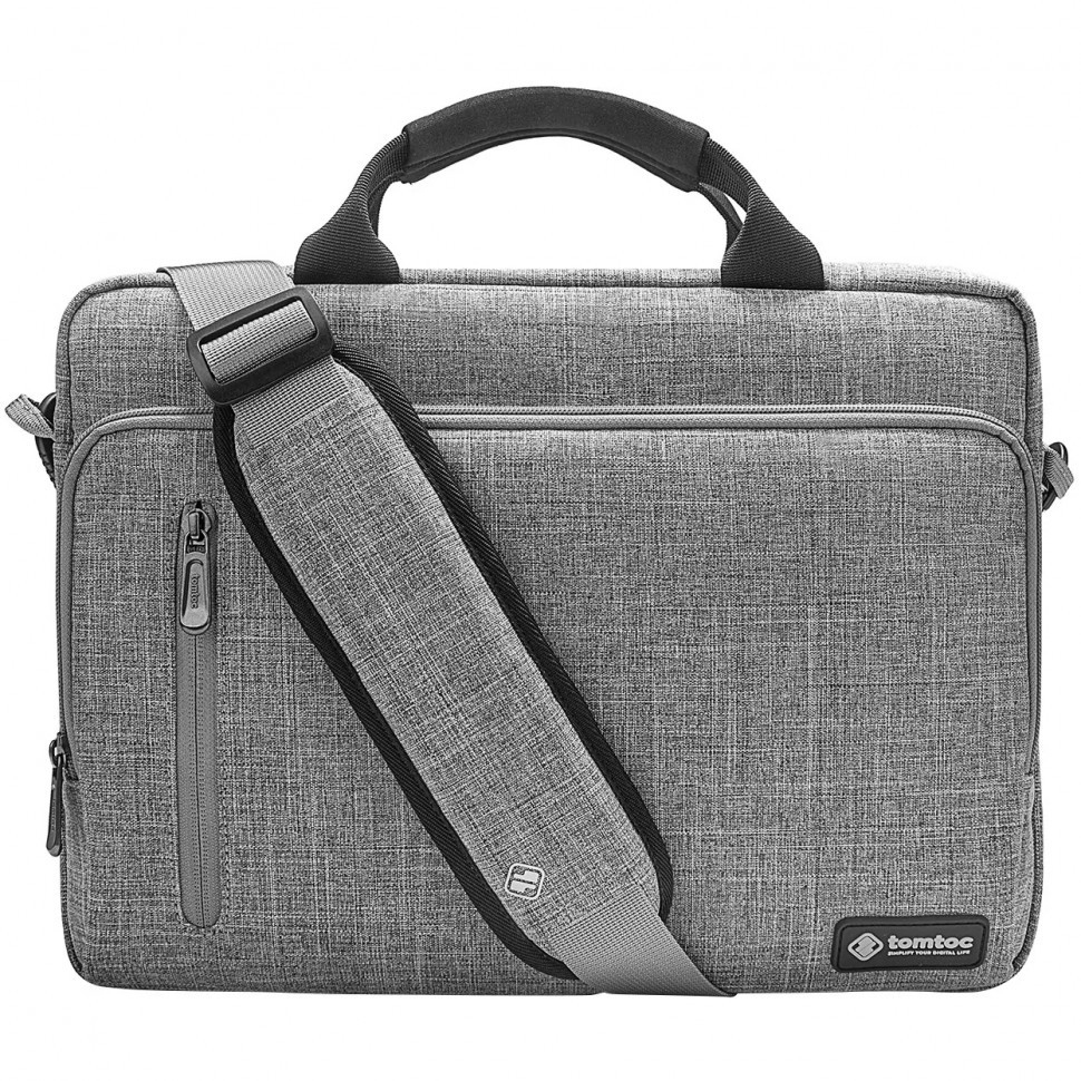 

Сумка для ноутбука унисекс Tomtoc A50 15" серая, Серый, Defender Laptop Briefcase A50