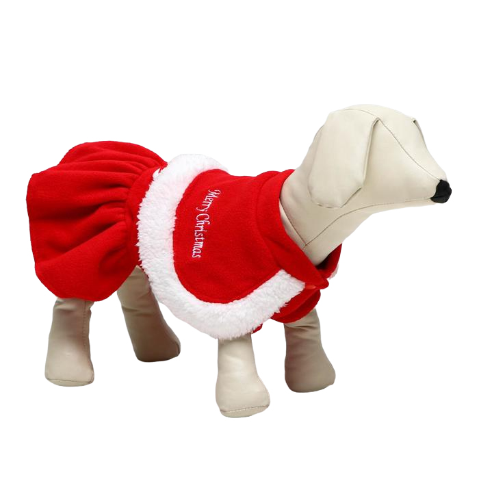 

Новогодний костюм для собак, женский, XXL (ДС 40 см, ОГ 55 см, ОШ 35 см)