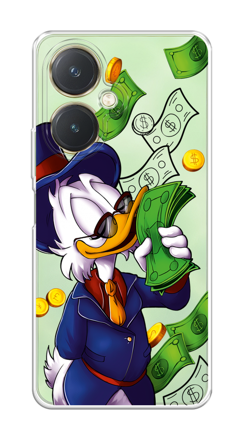 

Чехол на Vivo Y27 4G "Scrooge McDuck with Money", Синий;зеленый;белый, 269150-1