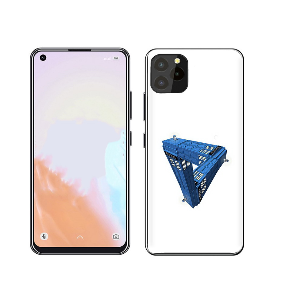 

Чехол MyPads Tocco для Oukitel C21 Pro головолока абстракция, Прозрачный, Tocco