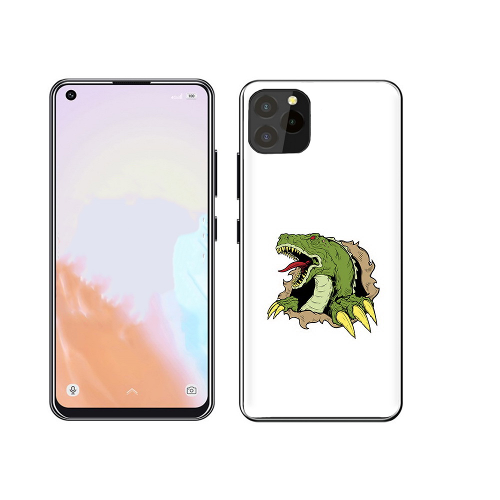

Чехол MyPads Tocco для Oukitel C21 Pro годзила, Прозрачный, Tocco