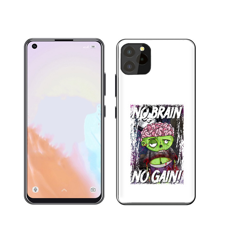 

Чехол MyPads Tocco для Oukitel C21 Pro глупый зомби, Прозрачный, Tocco