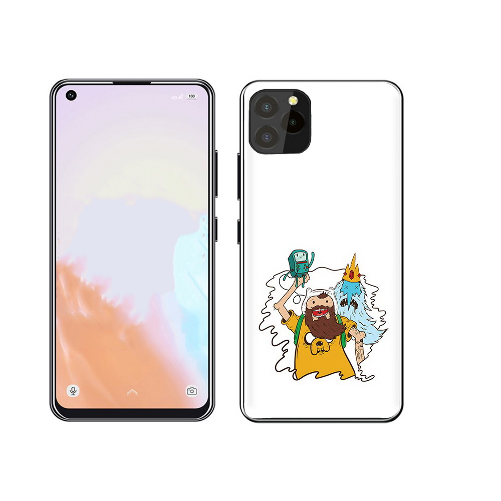 

Чехол MyPads Tocco для Oukitel C21 Pro время приключений старый Финн, Прозрачный, Tocco