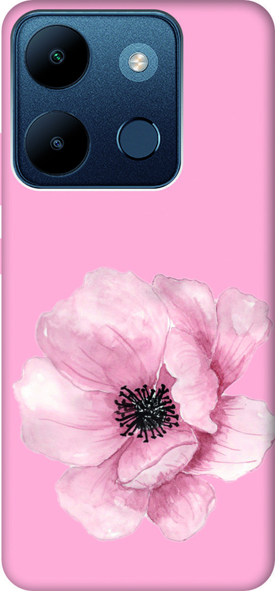 

Чехол на Infinix Smart 7/Tecno Spark Go 2023/Pop 7/Pop 7 Pro "Pink Flower" розовый, Розовый;белый, 158873