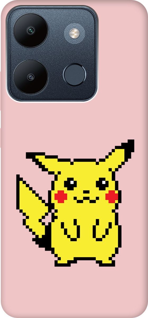 

Чехол на Infinix Smart 7/Tecno Spark Go 2023/Pop 7/Pop 7 Pro "Pixel Pikachu" розовый, Розовый;желтый, 158873