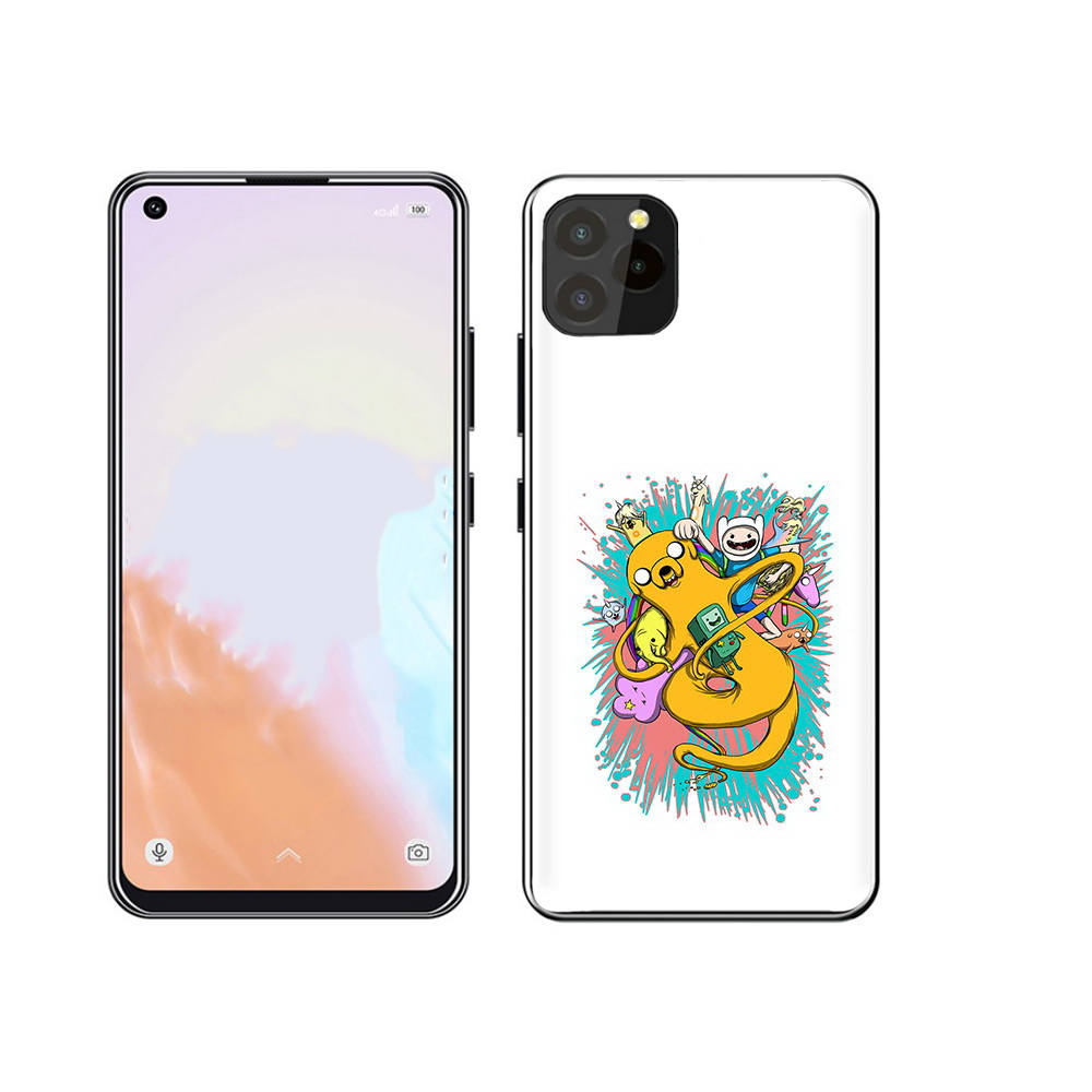 

Чехол MyPads Tocco для Oukitel C21 Pro время приключений рисунок, Прозрачный, Tocco